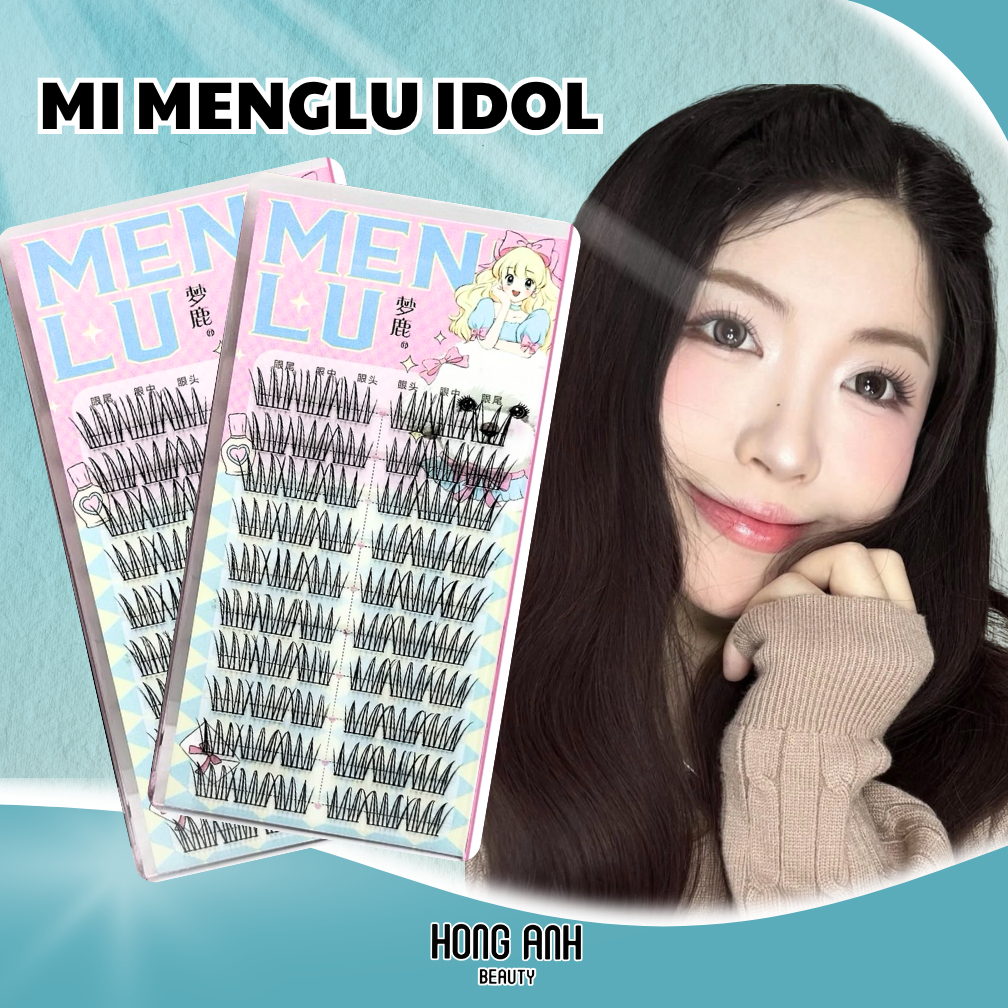 MI MENGLU IDOL - Mi  Cụm Giả Tự Nhiên, Nhẹ Mắt, Dễ Gắn, Style Douyin