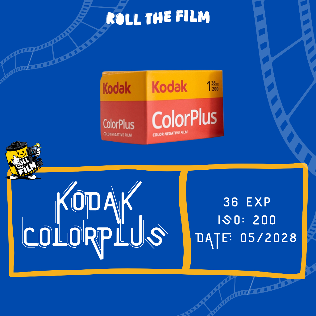 [ROLL THE FILM] KODAK COLORPLUS 200 - Film 35mm - 36exp - DATE: 05/2028