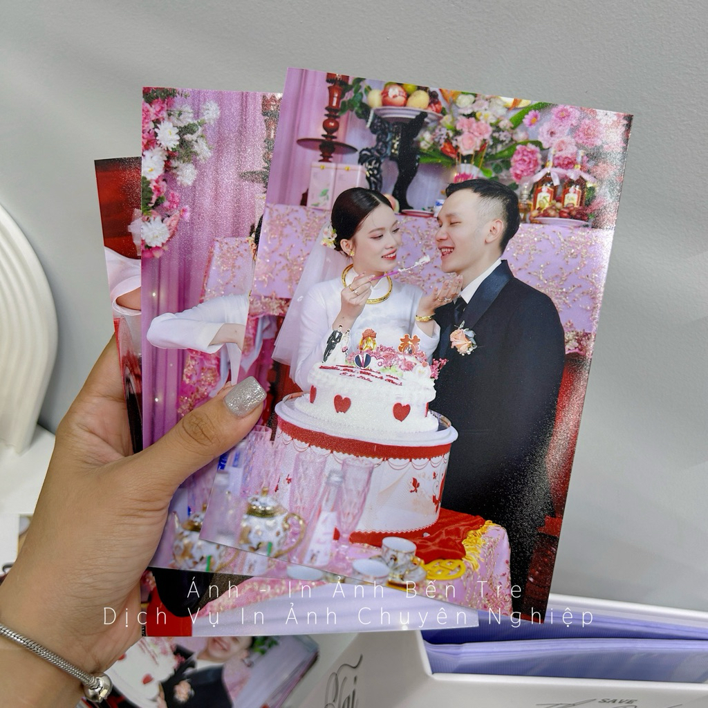10 ẢNH IN LỤA 13X18CM - IN 100 ẢNH TẶNG KÈM ALBUM ĐỰNG