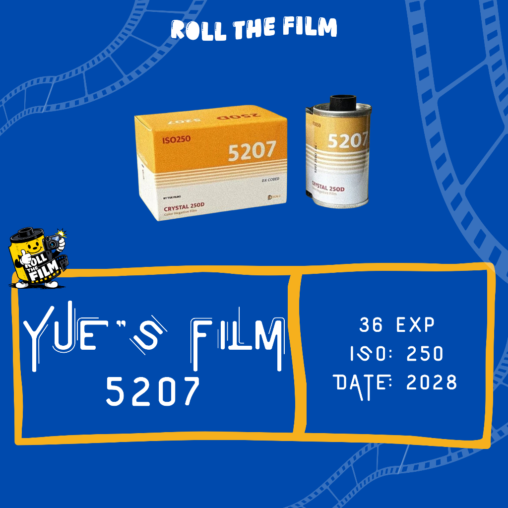 [ROLL THE FILM] YUE’S FILM (岳老板) 5207 CRYSTAL 250D - Film 35mm - 36exp - DATE: 2028