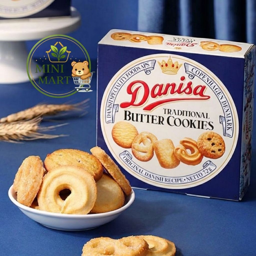 Bánh Danisa Hộp Nhỏ 72g - Bánh Quy Bơ Truyền Thống Đan Mạch - Quà Tặng Sang Trọng Tiện Lợi