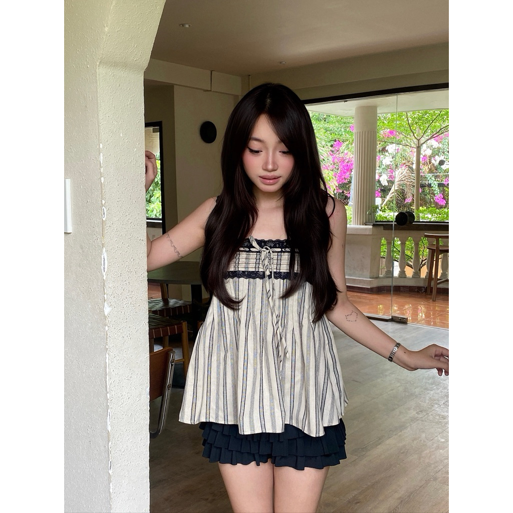 Áo hai dây cách điệu Panta Top ୨୧ 𝐁𝐲 𝐄𝐢𝐠𝐡𝐭𝐞𝐞𝐧 𝐀𝐠𝐚𝐢𝐧