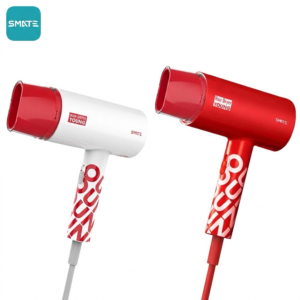Máy sấy tóc Xiaomi SMATE Hair Dryer 1800W, công nghệ bổ sung 20 triệu ion âm