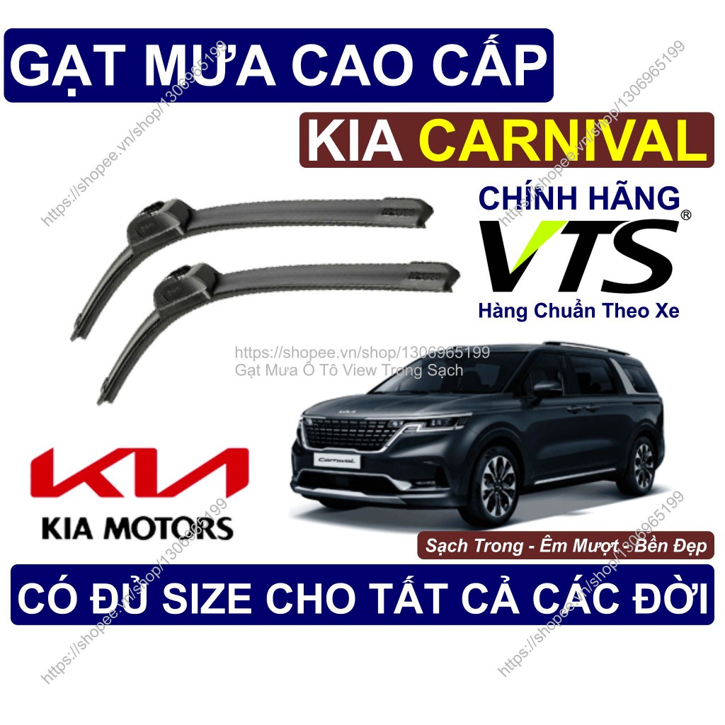 Gạt Mưa Kính Lái KIA Carnival, Cặp Gạt Mưa Kính Lái Cho Các Dòng Xe KIA Carnival, Có Đủ Size Cho Các