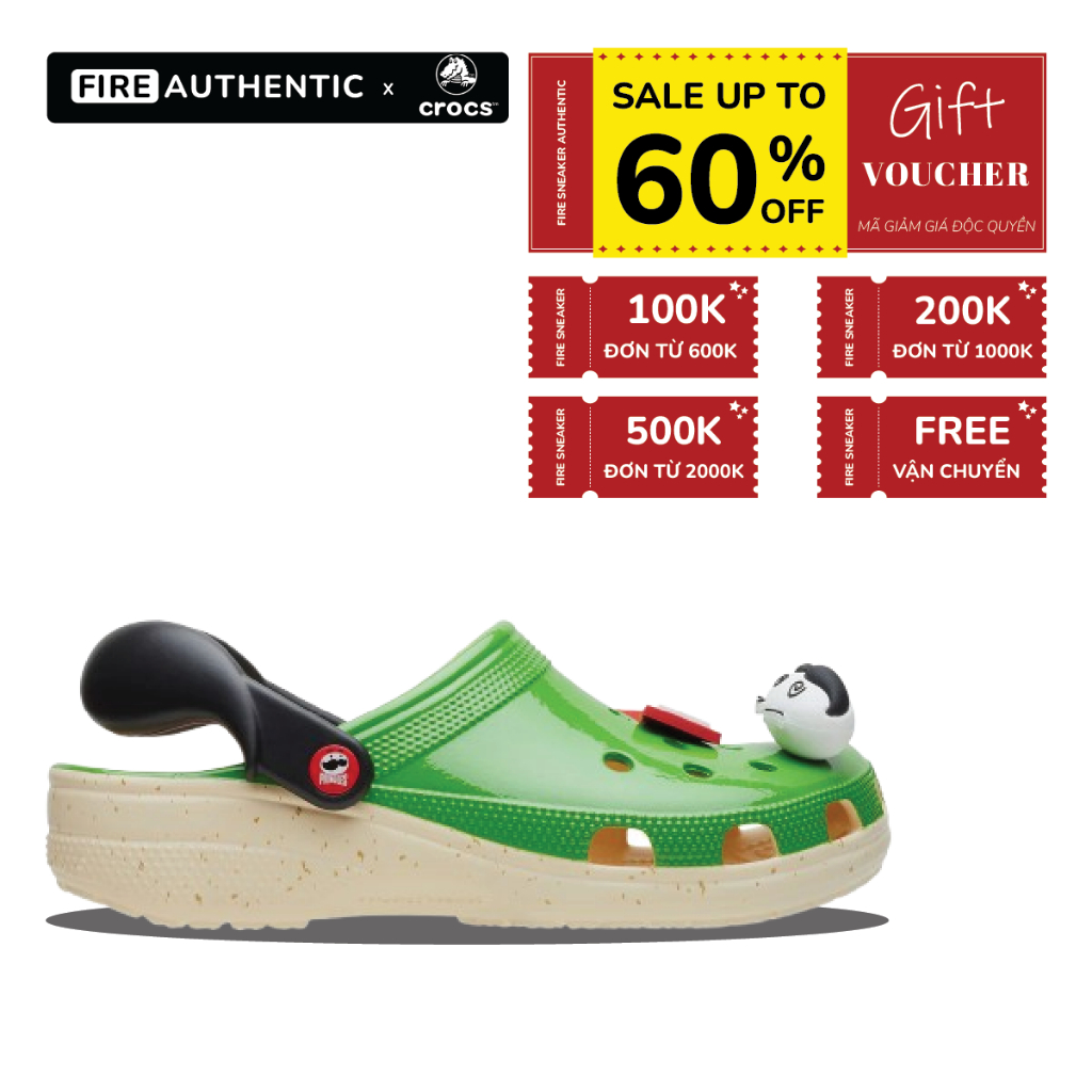 | Fire Authentic | Dép Clog Unisex Pringles X Classic Clog 'Multi'
