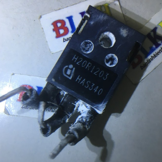 IC IGBT IHW20N120R3 H20R1203 20A 1200V TO-247 chính hãng tháo máy.