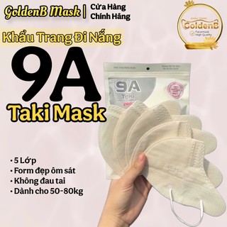 combo 2OO cái KHẨU TRANG 9A TAKI MASK CHỐNG NẮNG form ôm mặt đẹp chuyên dùng đi nắng che chắn cao