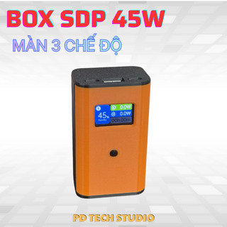 Vỏ sạc dự phòng cho mạch 2S 45w có màn hình 3 chế độ (KHÔNG KÈM MẠCH) - PD Tech Studio