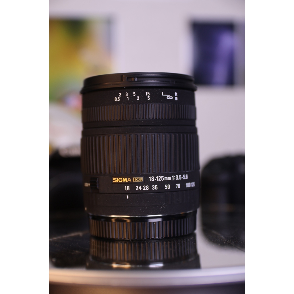 lens Canon Sigma 18-125mm F/3.8-5.6 DC Zoom Lens for Canon ef-s (99% - hoạt động tốt - cho canon crop) - Ống kính Canon EF