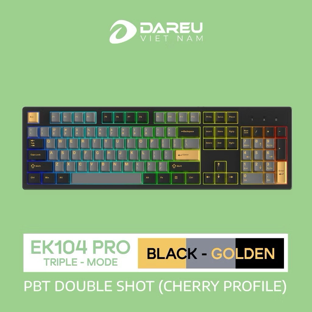 Bàn phím cơ dareu EK104 + EK 104 Pro dream switch ( like new )