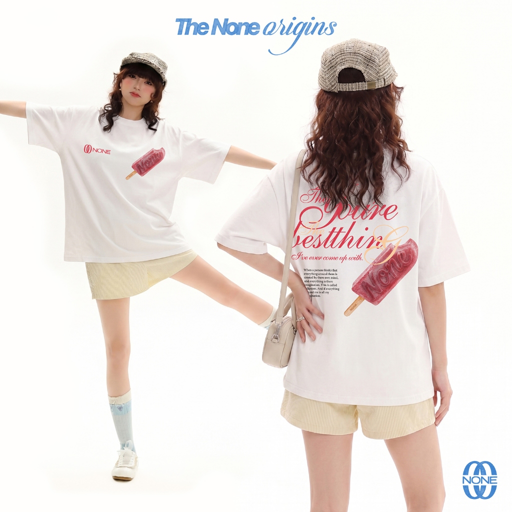 Áo thun form OVERSIZE/BOXY NONE ORIGINS Unisex 100 Cotton 250gsm Brand THE NONE ORIGINS