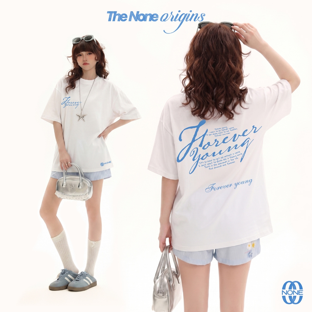 Áo thun form OVERSIZE/BOXY NONE ORIGINS Unisex 100 Cotton 250gsm Brand THE NONE ORIGINS