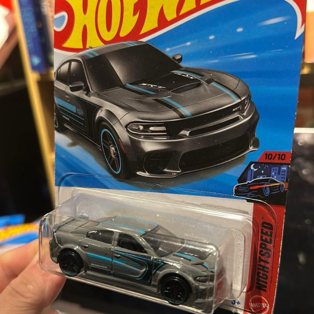 Hot Wheels Dodge Charger Hellcat NIGHTSPEED 10/10 Xe mô hình tốc độ cao