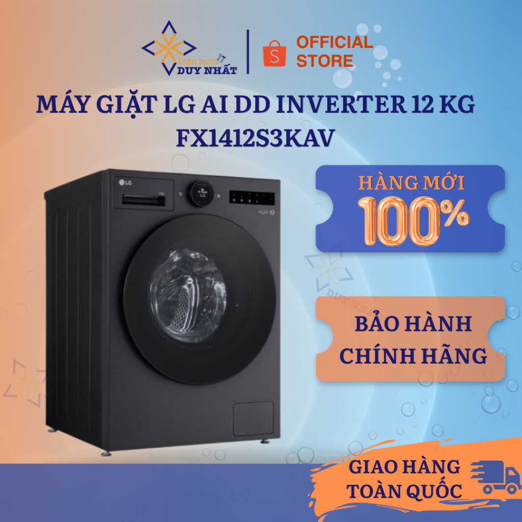 Máy giặt LG AI DD Inverter 12 kg FX1412S3KAV