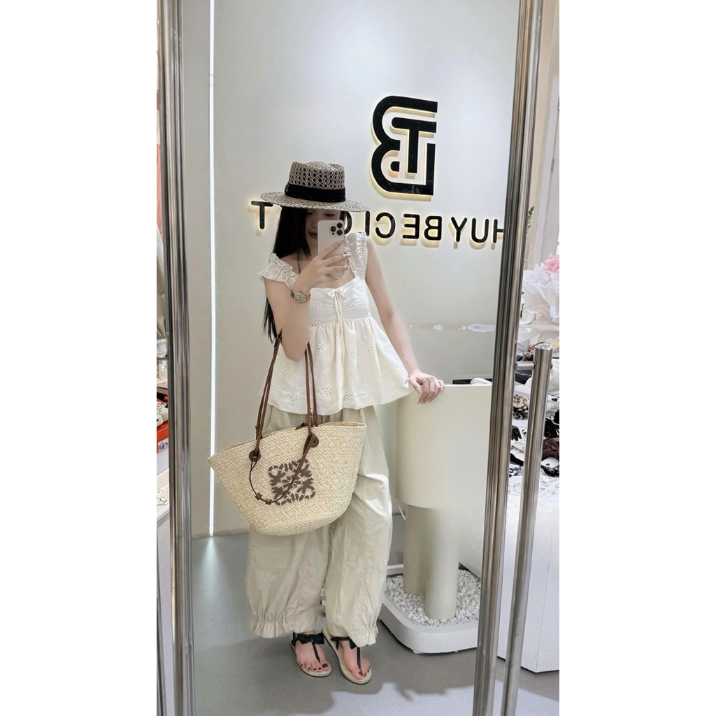 Áo Hai Dây Babydoll Chất Thô Boi Buộc Nơ – Áo 2 Dây Tiểu Thư Vintage Hàn Quốc Siêu Xinh | BigBuy360 - bigbuy360.vn