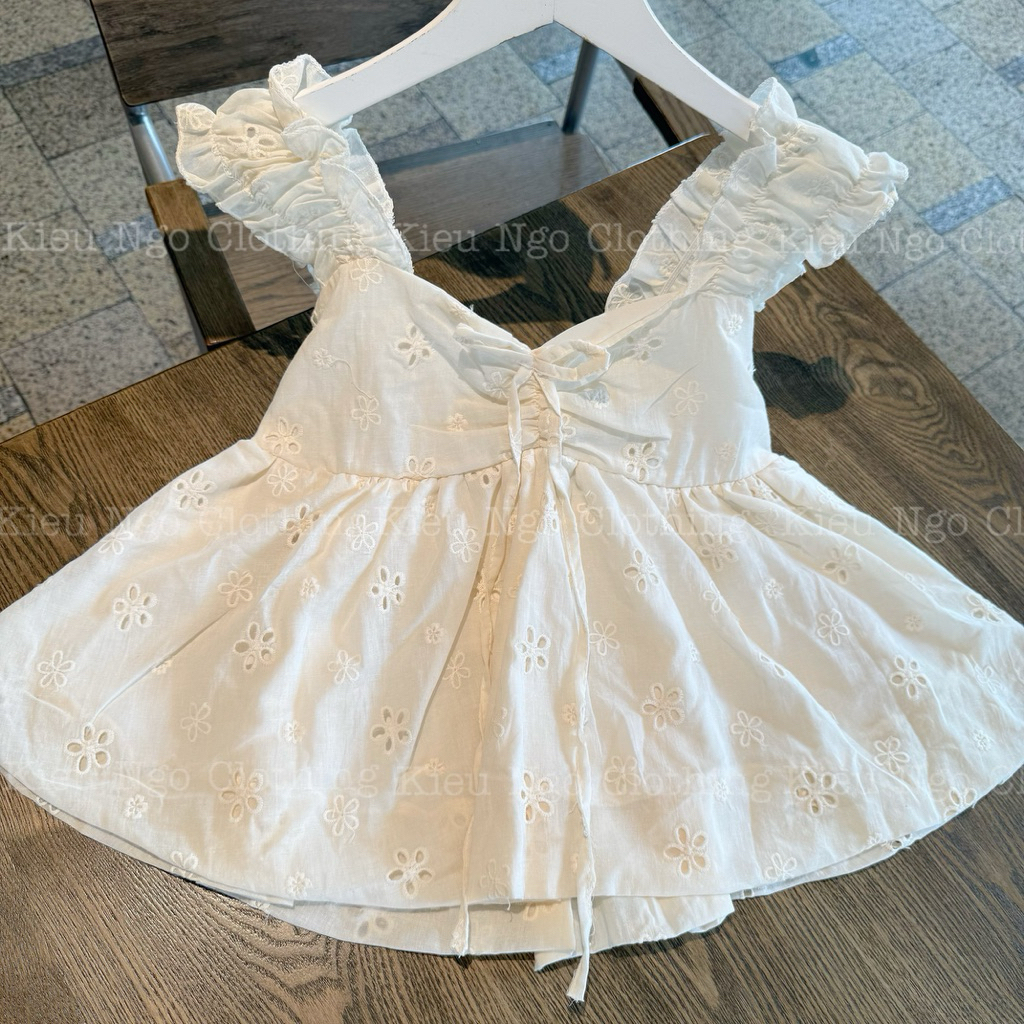 Áo Hai Dây Babydoll Chất Thô Boi Buộc Nơ – Áo 2 Dây Tiểu Thư Vintage Hàn Quốc Siêu Xinh | BigBuy360 - bigbuy360.vn
