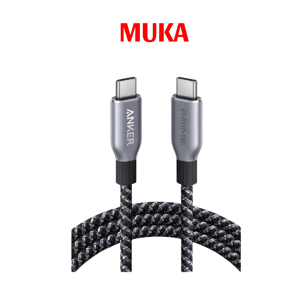 MUKA-Sạc điện thoại Anker Prime dây sạc 240W Cáp dữ liệu 2 đầu Type-C tương thích 17promax Sạc nhanh