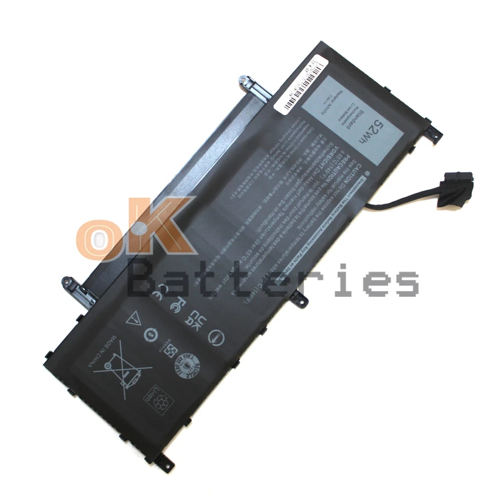 Pin laptop Dell Latitude 15 9510 Dell XPS 15 9510 9520 (2-in-1) 8NFC7 0HYMNG TVKGH N7HT0 N7HTO