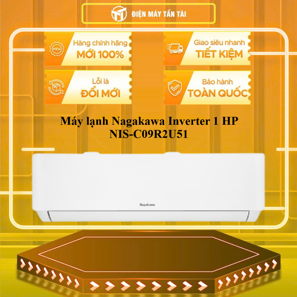 C09R2U51 / C12R2U51 / C18R2U51 / C24R2U51 - Máy lạnh Nagakawa Inverter