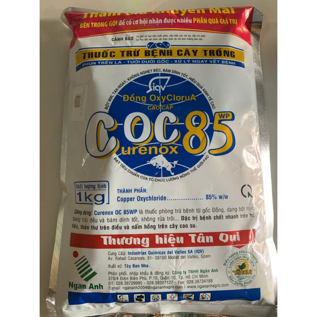 COC85 WP – Thuốc Phòng Trị Bệnh Gốc Đồng Cao Cấp (Gói 1kg)