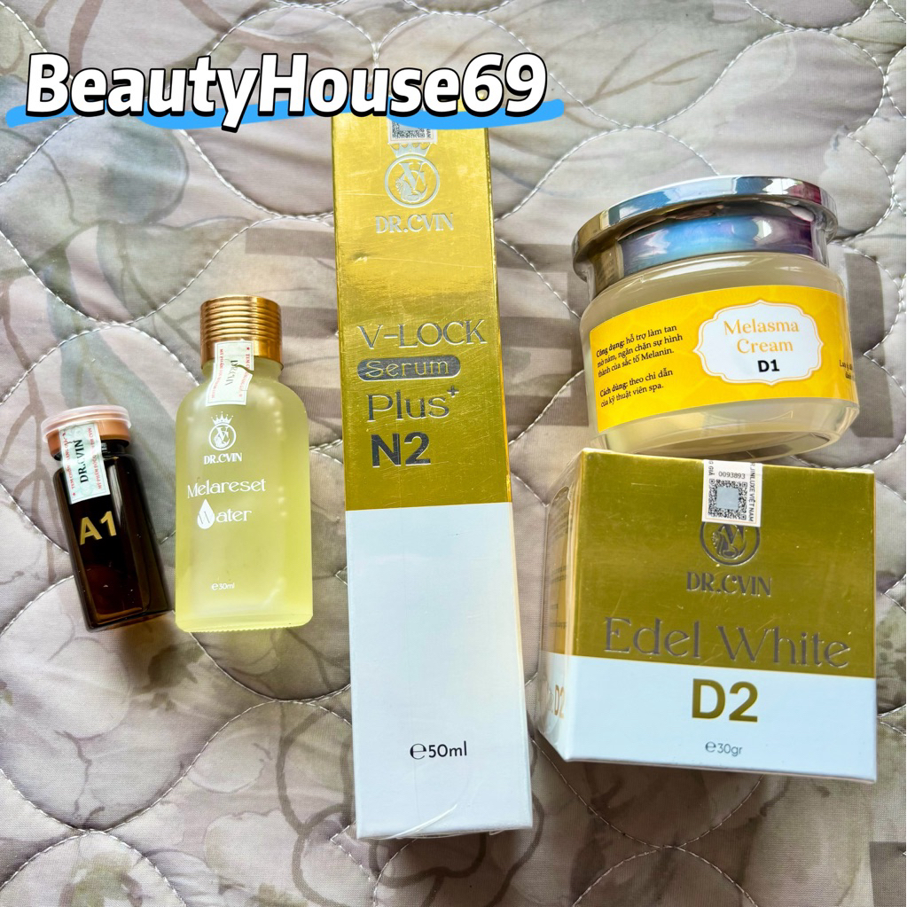 Bộ 5 món : SkinA1 + ức chế nám + Serum Plus + kem d1 + kem d2