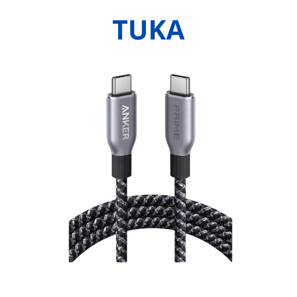 TUKA-Sạc điện thoại Anker Prime dây sạc 240W Cáp dữ liệu 2 đầu Type-C tương thích 17promax Sạc nhanh