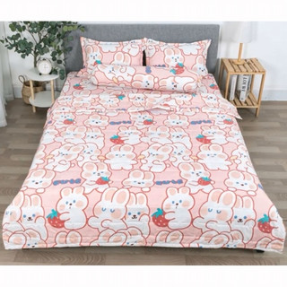 Set chăn hè cotton poly 5 món size ga 1m2 (kích thước giường đơn)
