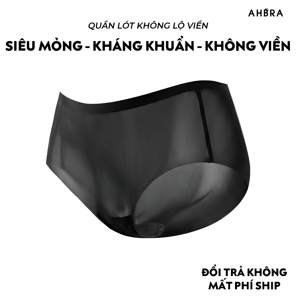 Quần Lót Không Viền AHBRA SQ02 Kháng Khuẩn Thông Hơi Không Đường May Su Đúc Có Bigsize