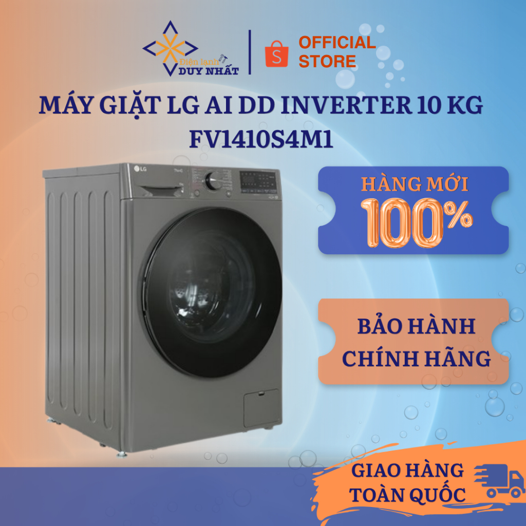 Máy giặt LG AI DD Inverter 10 kg FV1410S4M1
