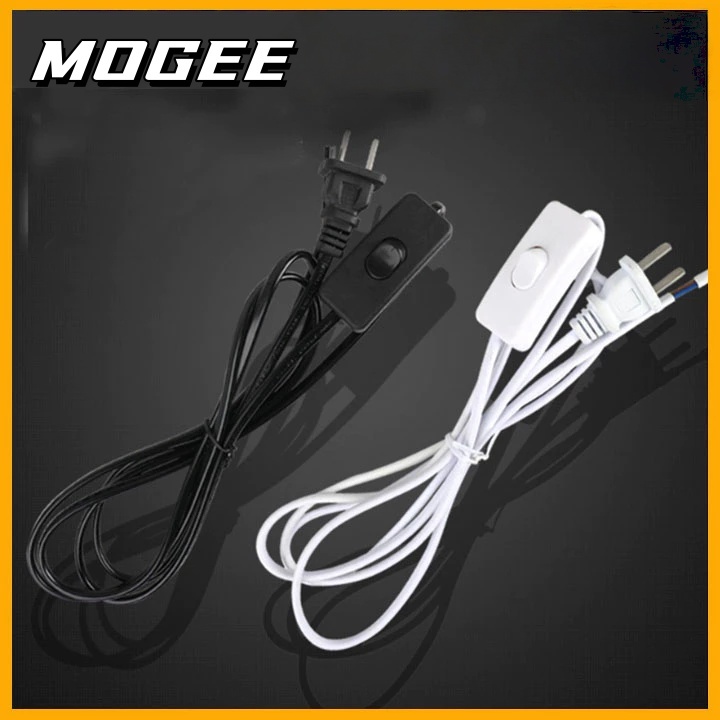 Kèm công tắc loại tốt 2 dây cắm, dài 1,8m
