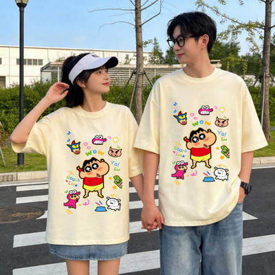 Áo thun unisex nam nữ in hình SHIN chất liệu thun 100% cotton LOZA UX30 - US8549