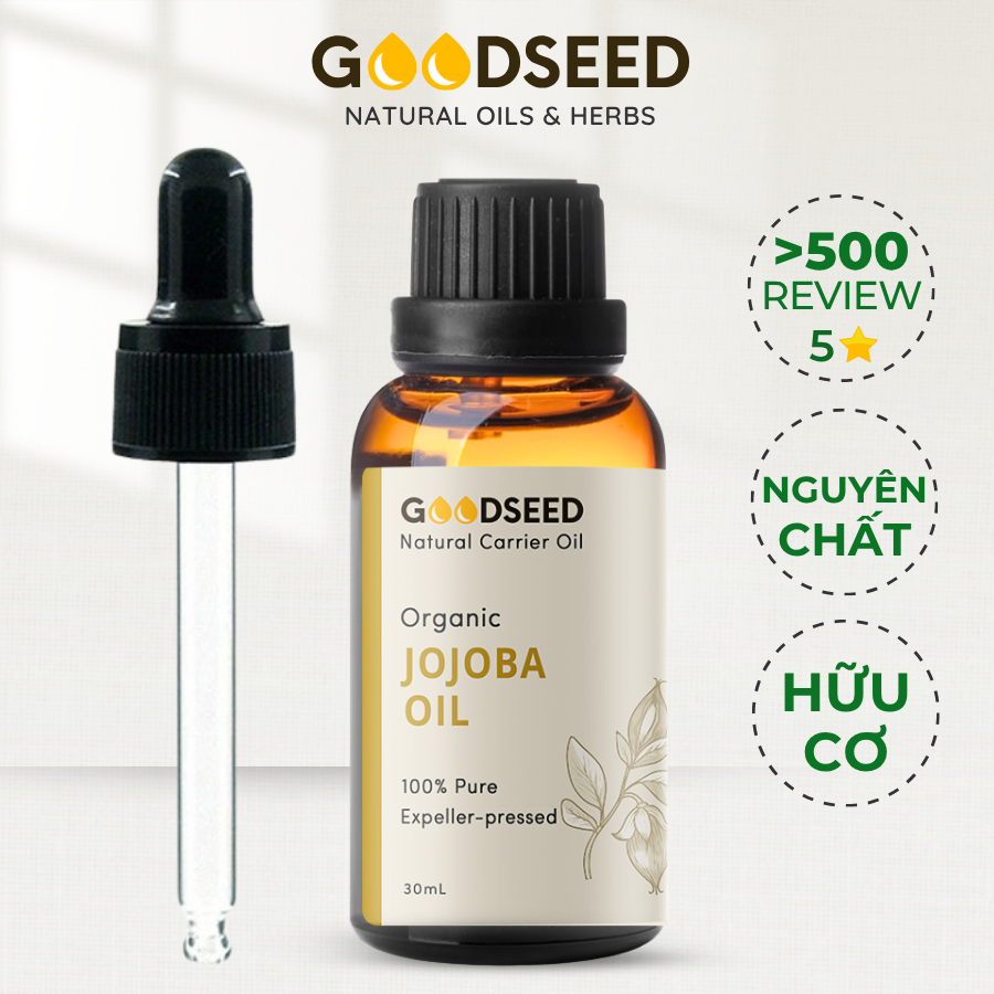 Dầu Jojoba hữu cơ GoodSeed thiên nhiên nguyên chất - Pure Organic Carrier Oil