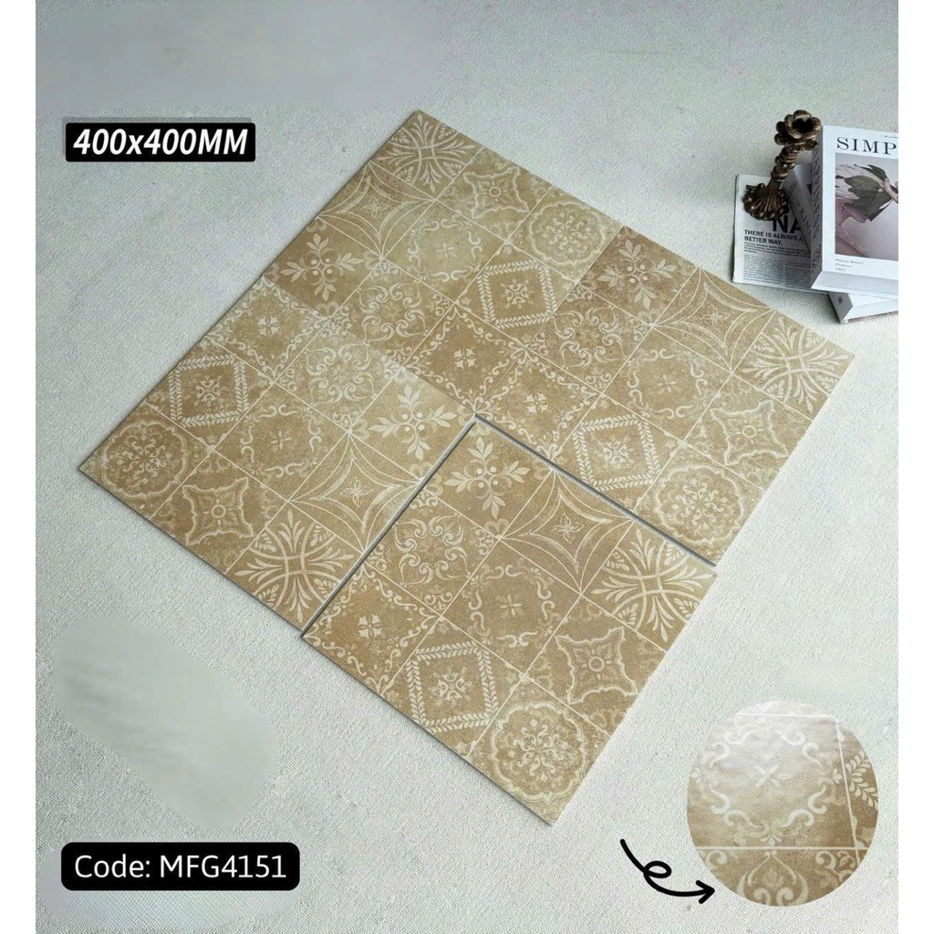 Gạch 40x40 trang trí tường, lát nền - tường decor - phong cách cổ điển- thoả mãn sự sáng tạo của bạn