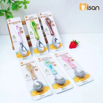 [QUÀ TẶNG-GM00226] Thìa Inox Misan Cho Bé Tập Ăn Dặm [Không bán]