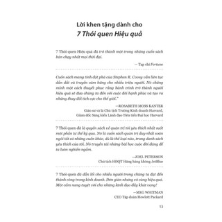 Sách - 7 Thói Quen Hiệu Quả ( bìa cứng Tái Bản)