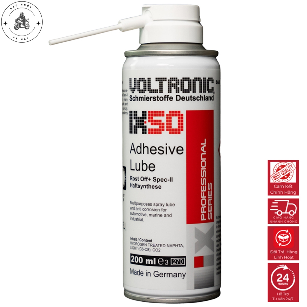 Dung Dịch Dưỡng Sên Voltronic IX50 Adhesive Lube Dung Tích 200ml