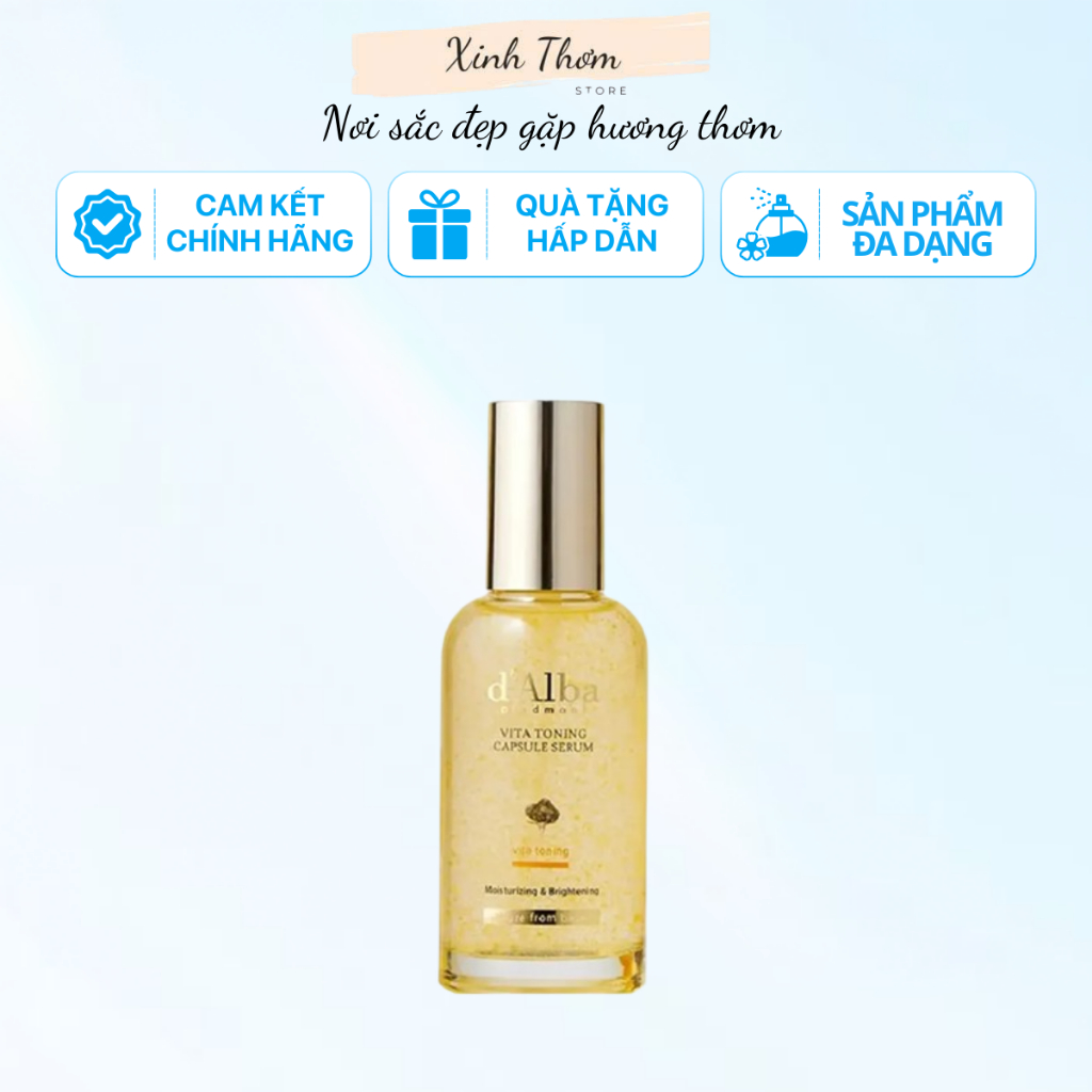 Serum d'Alba - Tinh Chất Viên Nang Dưỡng Sáng Mượt Da d'Alba Vita Toning Capsule Serum 50ml
