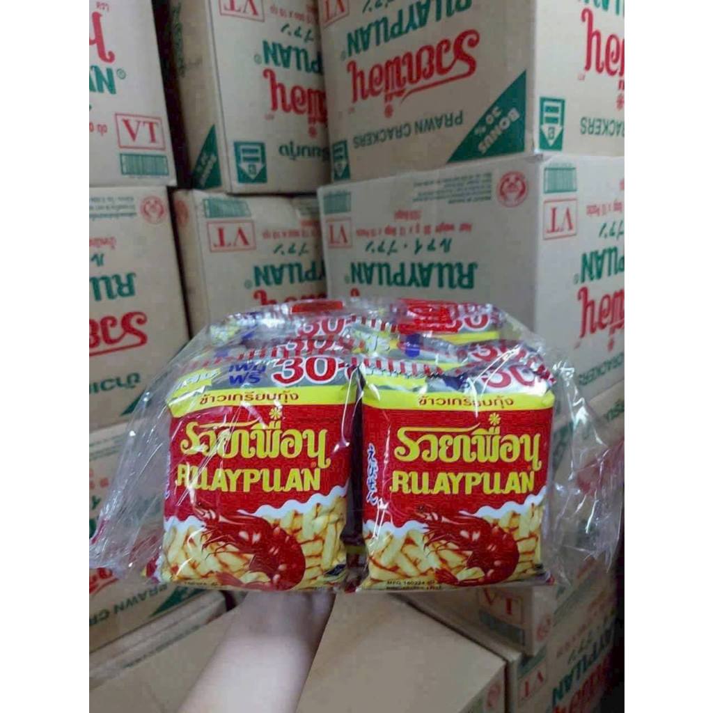Bánh Snack Oishi Tôm Thái - Siêu Ngon lốc 12 gói
