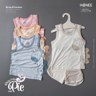 Bộ ba lỗ HRNEE vải sợi sồi Modal
