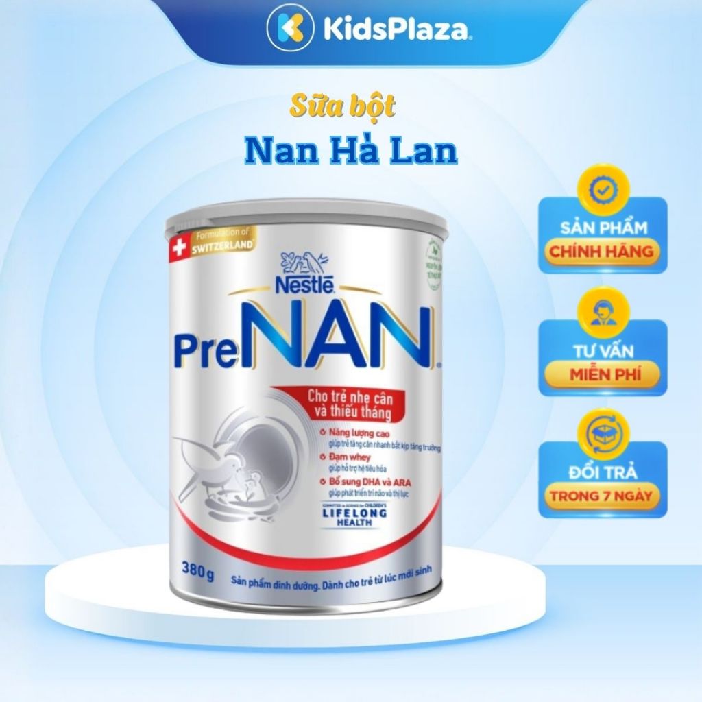 Sữa bột Pre Nan Hà Lan 380g chính hãng - Kids Plaza