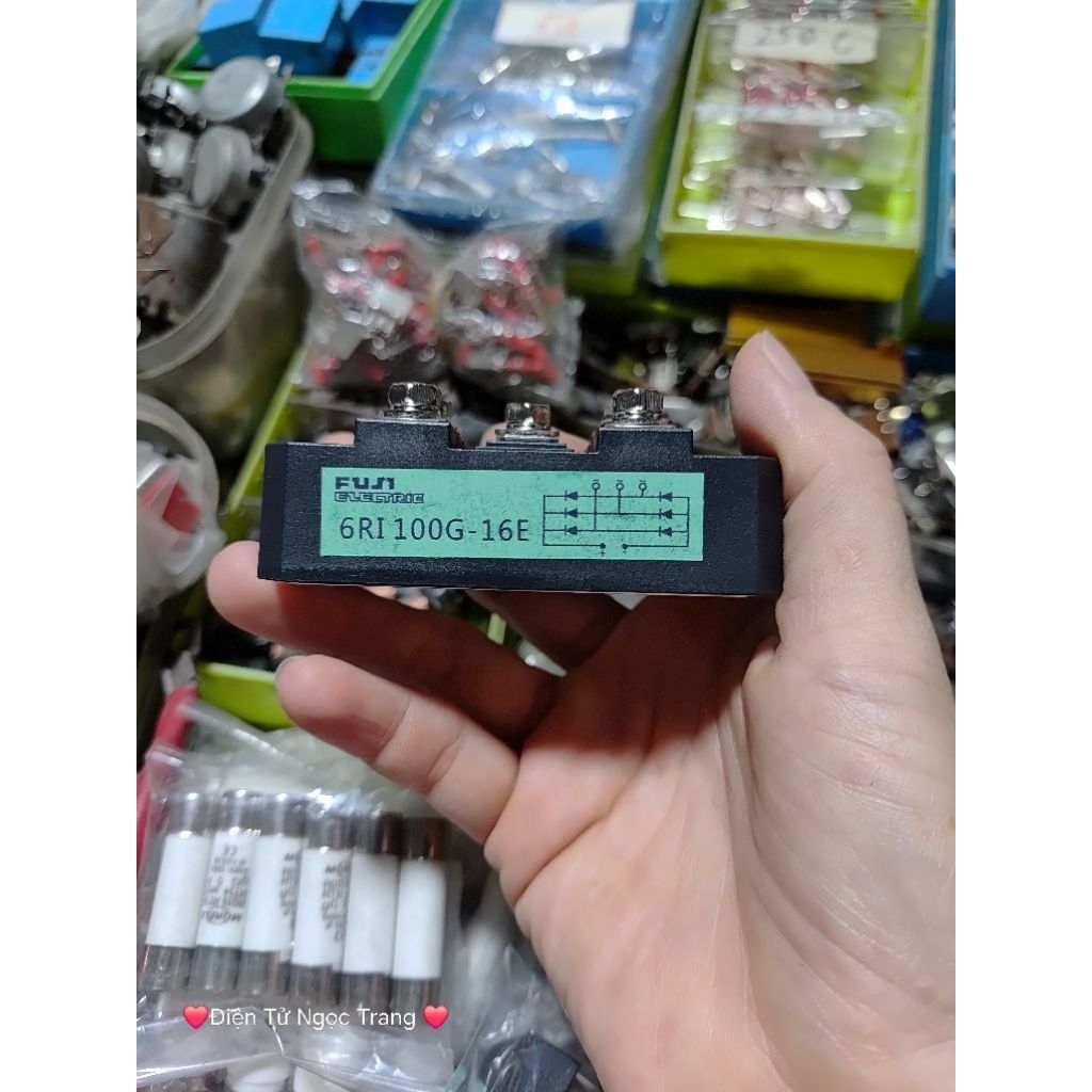 Diot Chỉnh Lưu Cầu Nắn 1 Pha 100A  1600V Bắt Vít