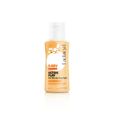[Quà tặng không bán] Sữa Tắm Gội Trẻ Em Lactacyd Active Play 60ml