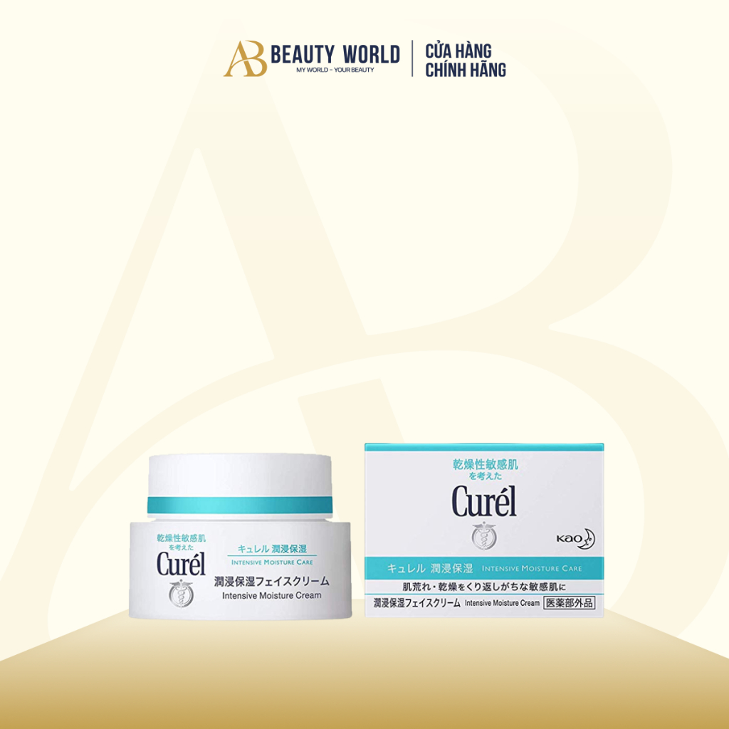 Kem Dưỡng Cấp Ẩm Chuyên Sâu Curel Intensive Moisture Care Intensive Moisture Cream 40g AB BEAUTY WOR