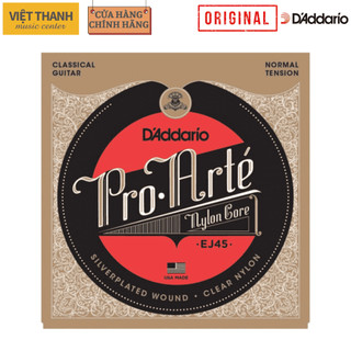 [Chính Hãng] Bộ Dây Đàn Guitar Classic - D'Addario EJ45 - Normal Tension, Clear Nylon