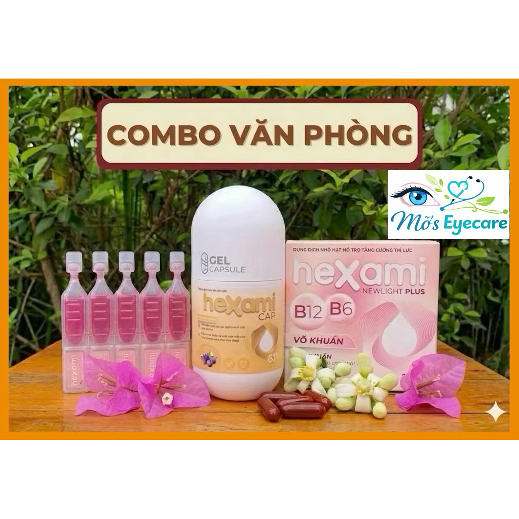 Hexami Duo: Hexami Newlight Plus & Hexami Cap 60v: Giải Pháp"2 trong 1" Cho Đôi Mắt Kỹ Thuật Số