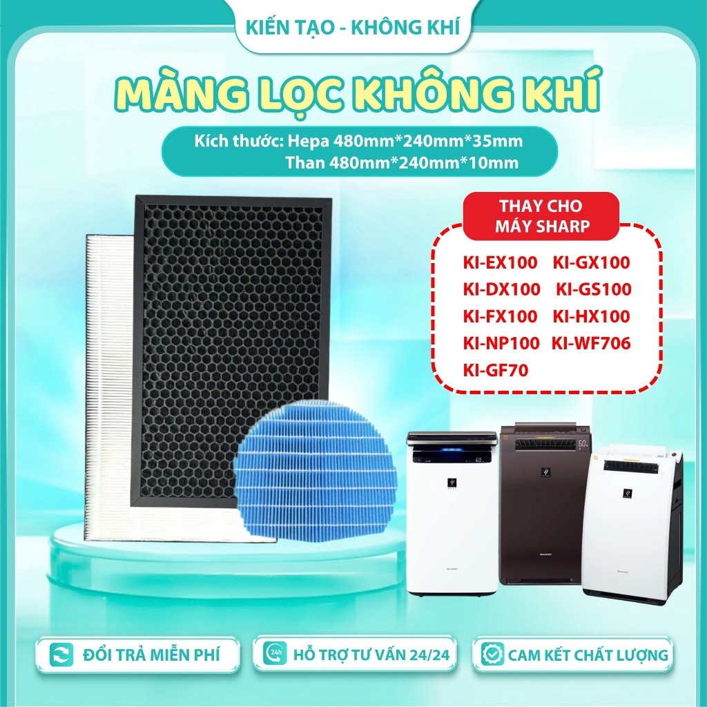Màng lọc không khí : KI-GX100, KI-FX100, KI-EX100