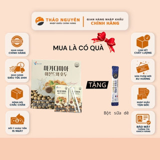 ​Sữa Hạt Macca Hạnh Nhân Óc Chó Hàn Quốc (Thùng 16 Hộp) - Sữa Hạt Dinh Dưỡng Cho Cả Gia Đình [TẶNG BỘT SỮA DÊ]