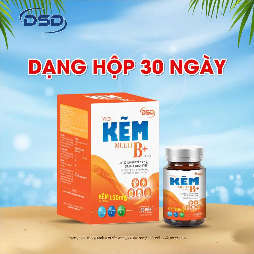 KẼM DSD PLUS 30 viên, 60 viên, cải thiện sinh lực phái mạnh,tăng tgian, chất lượng TT