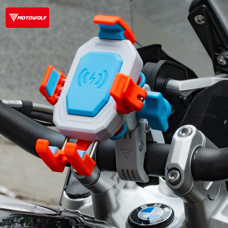 Giá Đỡ Điện Thoại Motowolf MH2- kẹp điện thoại cho xe máy