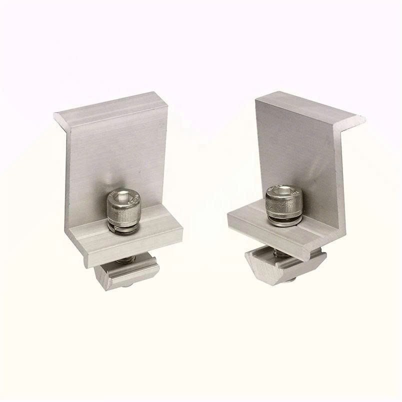Kẹp biên pin năng lượng mặt trời 30mm - Chất liệu Nhôm AL6005-T5
